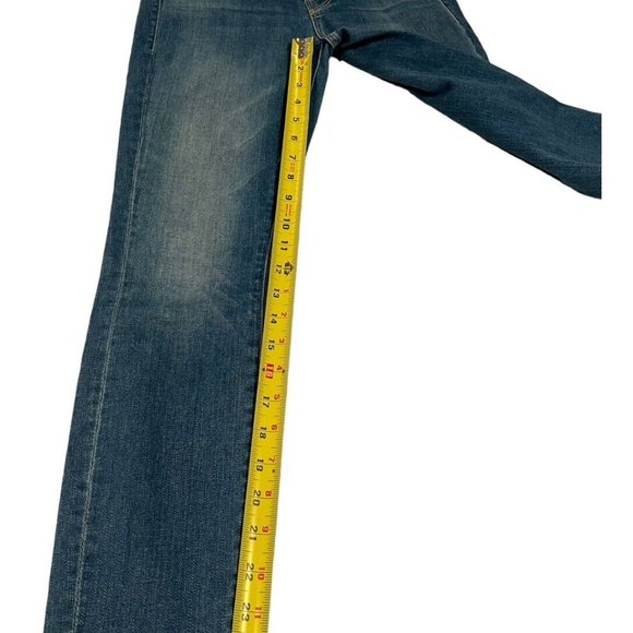 Mother The Looker Ankle Fray In Birds Of Paradise Medium Wash Size 24 Inseam 25" - Picture 9 of 16